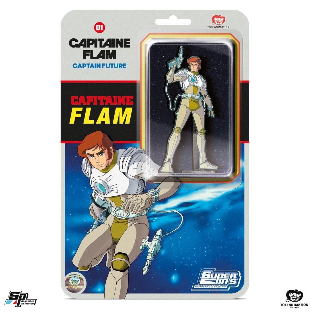 Capitaine Flam - Figurine/Pin's 10 cm en blister card - Limited editio –  sp-collections