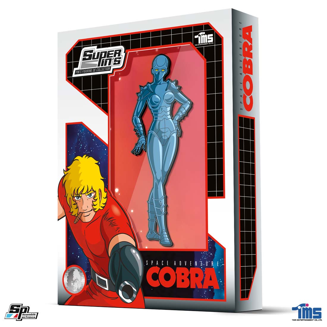 Armanoïde, Cobra, Space Adventure-cobra-Super Pin's blister-BUICHI TERASAWA-TMS