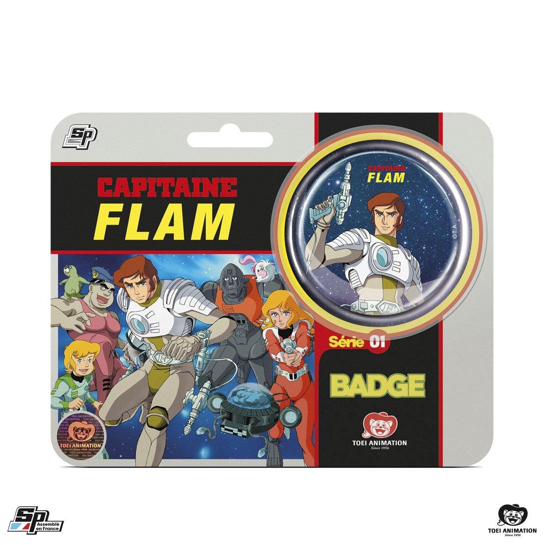 Badge blister Capitaine Flam - superpins