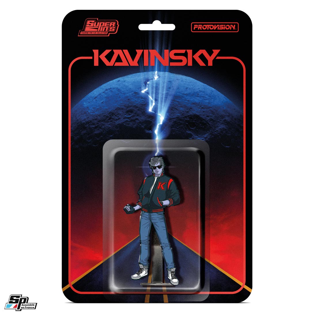 super pin's blister card Kavinsky