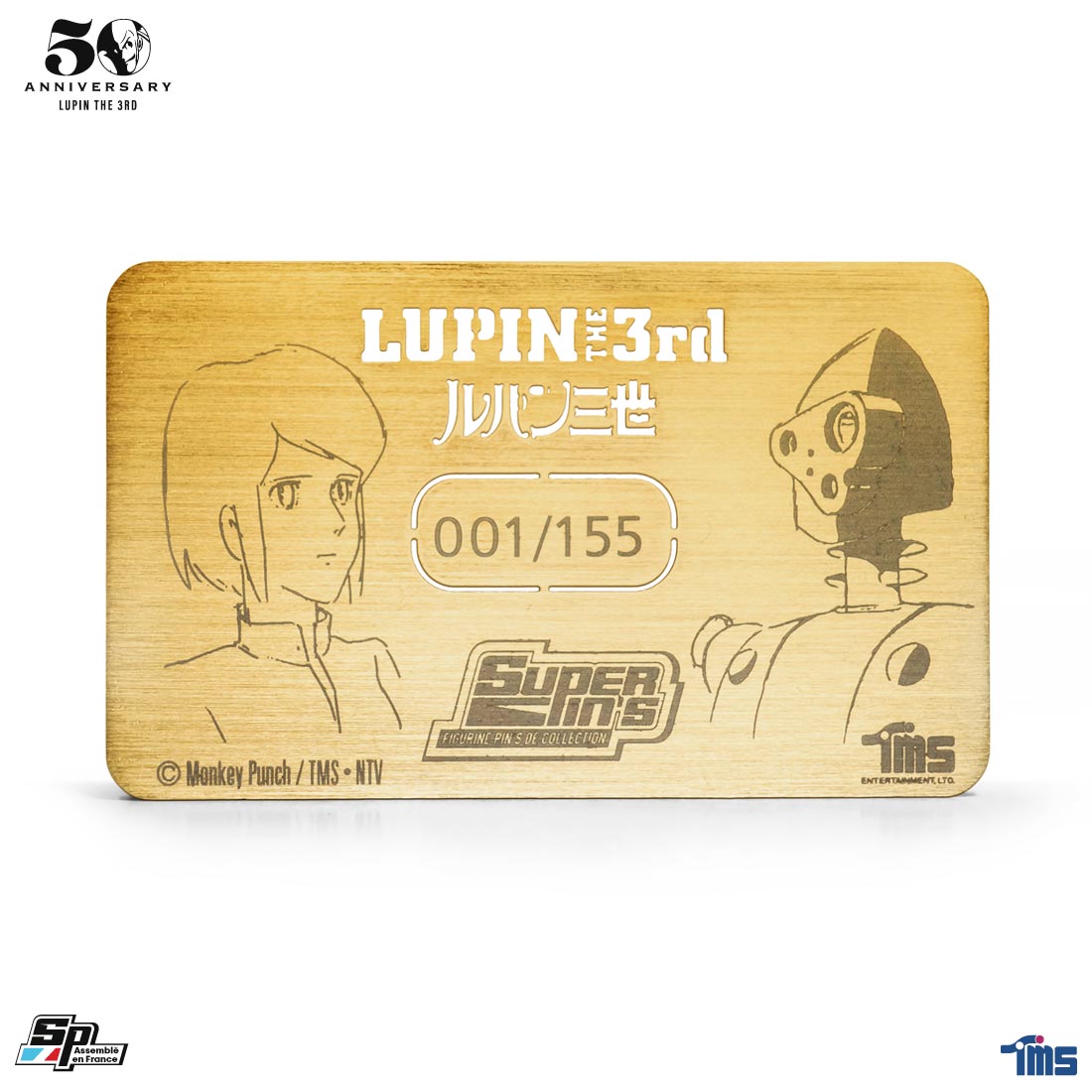 Super Pin's collector 155 exemplaires Lupin The 3RD - Robot Lambda