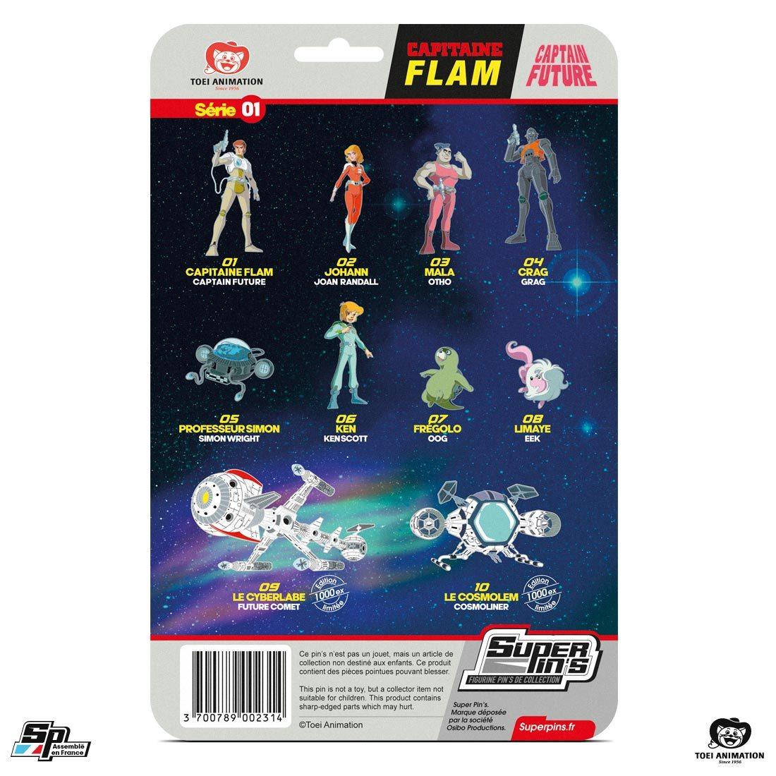 Super Pin's blister Capitaine Flam - superpins